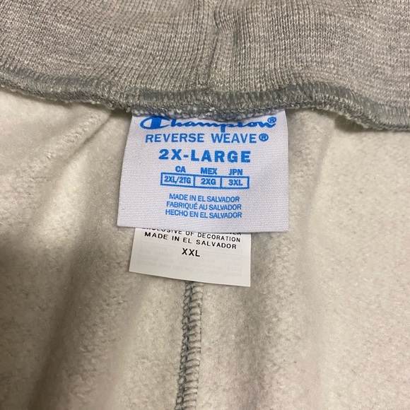 Champion Abstract Shadow Chmp GRAY Shorts Sz 2XL - Picture 3 of 3